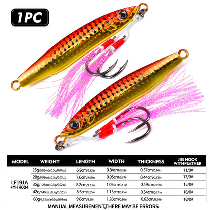 PROBEROS LF191 Saltwater Slow Jigging Lure 25g-60g