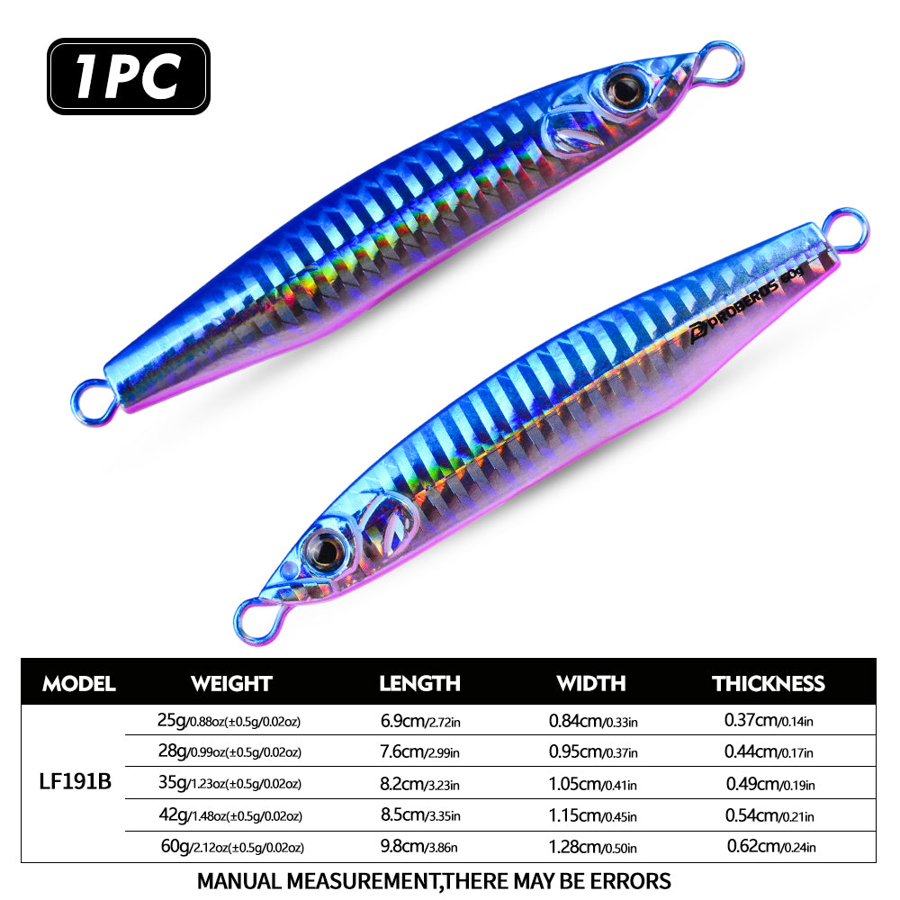 PROBEROS LF191 Saltwater Slow Jigging Lure 25g-60g
