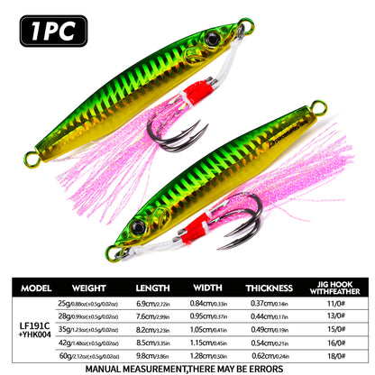 PROBEROS LF191 Saltwater Slow Jigging Lure 25g-60g