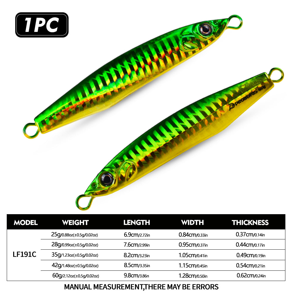 PROBEROS LF191 Saltwater Slow Jigging Lure 25g-60g