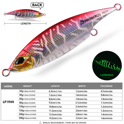 PROBEROS LF194 Saltwater Slow Pitch Jigging Lure | Metal Jig