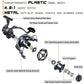 PROBEROS® 5+1BB ball bearings 18Kg/39.7LB maximum power stainless steel bearings drive system 4.8:1 rotary fishing spinning reel - Proberos