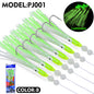 PROBEROS 5pcs Soft silicone fishing lure set,1 bag 6 string hook,Glow Squid Hook,artificial squid bait ,Fishing Gear Accessories