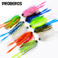 Proberos 10PC Bright Skirted Fishing Lures Ready to Fish Jigs for Quick Catches