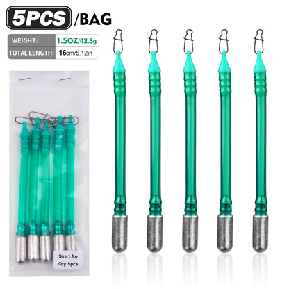 PROBEROS PJ034 Dragging Lead Weight Sinker 1.5oz-4oz 5PCS/Bag