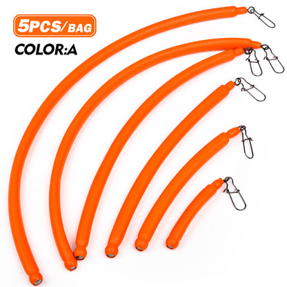 PROBEROS Dragging Rubber Lead Weight Sinker 5PCS