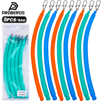 PROBEROS Dragging Rubber Lead Weight Sinker 5PCS