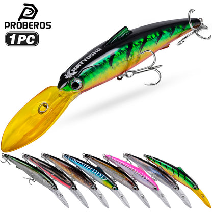 PROBEROS DW663 Deep Diving Minnow Hard Lure