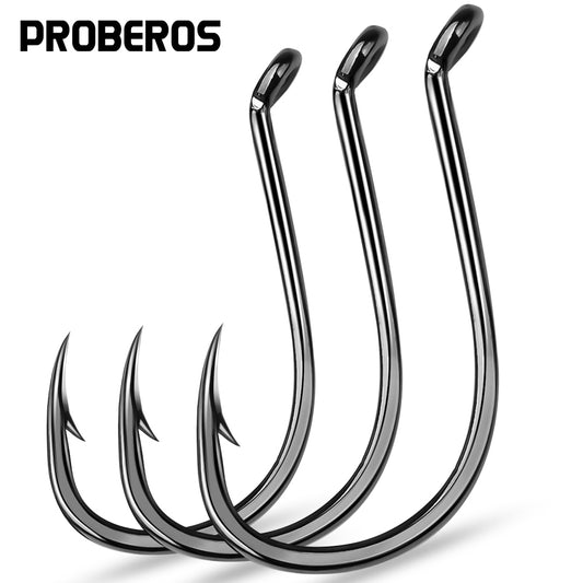 PROBEROS 20 pieces/bag, 5 bags with 100 pieces sold at once High Carbon Steel Slow Jig iron plate Hook Saltwater Jigging Fishing Hook Anzol Fishhook Tackle