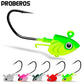 PROBEROS® Fish Head Lead Head Hook Soft Fish Counterweight Anti-Hanging Bottom Lure Hook 30g 35g 45g Fish Hook 20pcs - Proberos