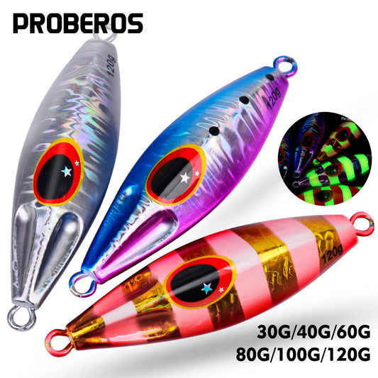 #14 PROBEROS Slow/speed Jigs 30g 40g 60g 80g 100g 120g