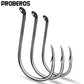 PROBEROS 100pcs barbed fishing hook for salt water with high carbon steel suitable for fishing dayu11 freshwater fish hook - Proberos