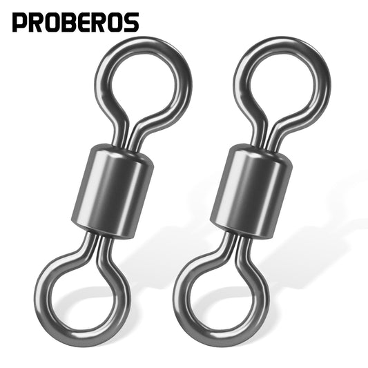 PROBEROS Figure-of-Eight Ring Connector High-speed American-style Swivel Powerful Swivel of 8 Lure Fishing Supplies Accessories 200pcs