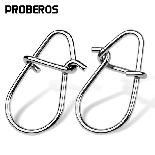 PROBEROS Gourd Pin Stainless Steel Lure Reinforced Pin Fishing Bait Hook Connector Reinforced Pin Fishing Accessories 200pcs