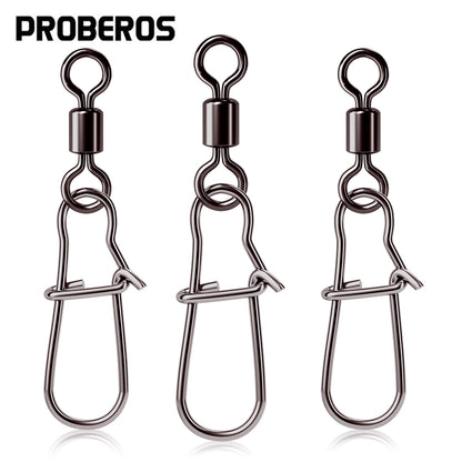 PROBEROS American Swivel Ring Reinforced Pin Figure 8 Ring Connector Figure 8 Ring Quick Swivel Hook Fishing Accessories 200pcs