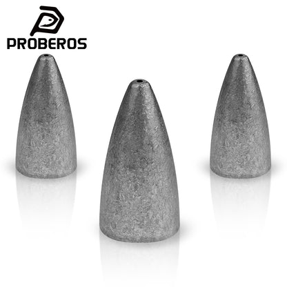 PROBEROS 10 Pcs Lead Fishing Weights Sinkers 1.8g-40g&nbsp; Lead Jig Head Accessories
