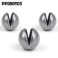 PROBEROS® Open Bite Lead Counterweight Open Lead Round Lead Clamp No Injury Line Fast Lead Sinker Sea Fishing Fishing Accessories 300pcs - Proberos