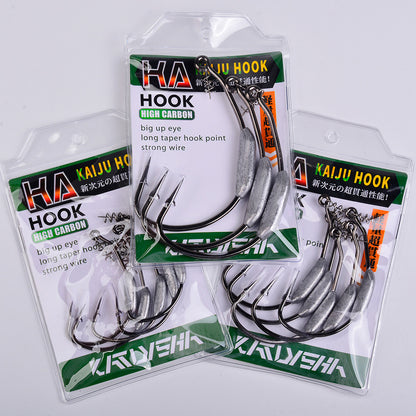 PROBEROS QBG001 Soft Plastic Swimbait Weedless for Bass Trout Pike