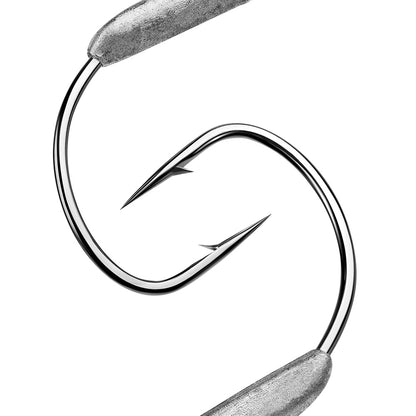 PROBEROS QBG001 Soft Plastic Swimbait Weedless for Bass Trout Pike