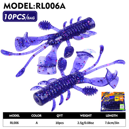 PROBEROS RL006 Creature Bait for Bass Trout Pike