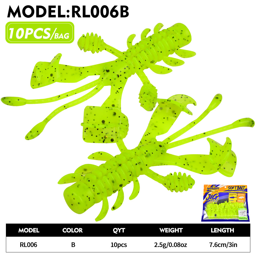 PROBEROS RL006 Creature Bait for Bass Trout Pike