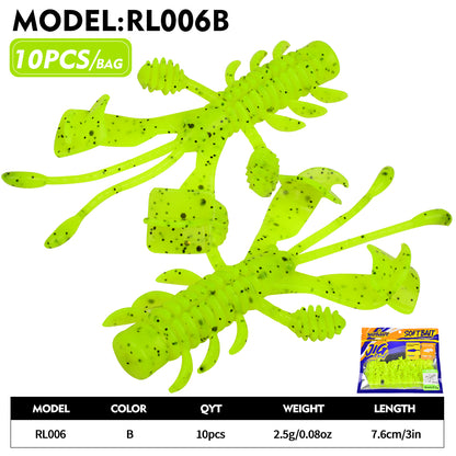 PROBEROS RL006 Creature Bait for Bass Trout Pike