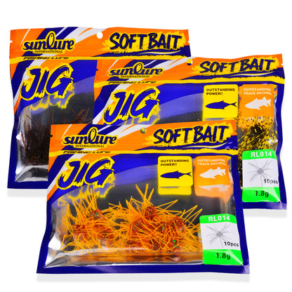 SUNLURE RL014 Micro Soft Octopus Baits Tiny Tentacle Creature Baits 1.8g/1.1cm