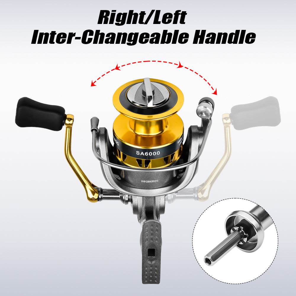 PROBEROS® NylonCore Spinning Reel Lightweight. Rugged. Adventure-Ready. - Proberos