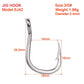 PROBEROS Sea Fishing Stainless Steel Hook Fishing with Barbed Anchor Hook Lure Fishing Gear Resistant to Sea Corrosion Boat Hook 50pcs - Proberos