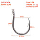 PROBEROS stainless steel hooks for sea fishing have barbs with hoop hooks, seawater corrosion resistant boat hooks, iron plate hooks, 50pcs - Proberos