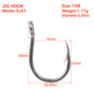 PROBEROS stainless steel hooks for sea fishing have barbs with hoop hooks, seawater corrosion resistant boat hooks, iron plate hooks, 50pcs
