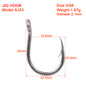 PROBEROS stainless steel hooks for sea fishing have barbs with hoop hooks, seawater corrosion resistant boat hooks, iron plate hooks, 50pcs
