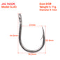 PROBEROS stainless steel hooks for sea fishing have barbs with hoop hooks, seawater corrosion resistant boat hooks, iron plate hooks, 50pcs