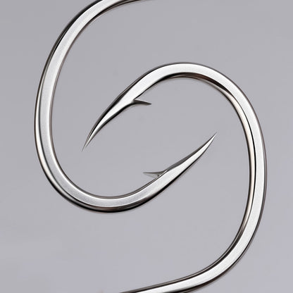 PROBEROS SJ57 Stainless Steel Circle Fishing Hooks, 1/0#-9/0# Heavy Duty Hooks