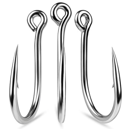 PROBEROS SJ61 High Carbon Steel Circle Fishing Hooks, 3/0#-13/0# Heavy Duty Offshore Big Game Hooks