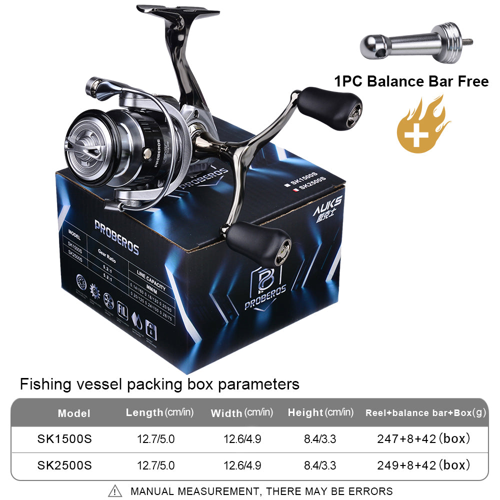 PROBEROS® PowerGrip Spinning Reel Power Meets Precision – Built for Speed and Control