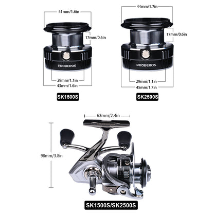 PROBEROS® PowerGrip Spinning Reel Power Meets Precision – Built for Speed and Control