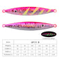 PROBEROS 5PCS Metal Jig Fishing Lure Slow Cast Hard Lure Jigging Spoon Artificial Shore Metal Bait Sea Tackle 60G 80G 100G 120G 160G 200G