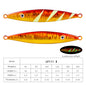 PROBEROS 5PCS Metal Jig Fishing Lure Slow Cast Hard Lure Jigging Spoon Artificial Shore Metal Bait Sea Tackle 60G 80G 100G 120G 160G 200G