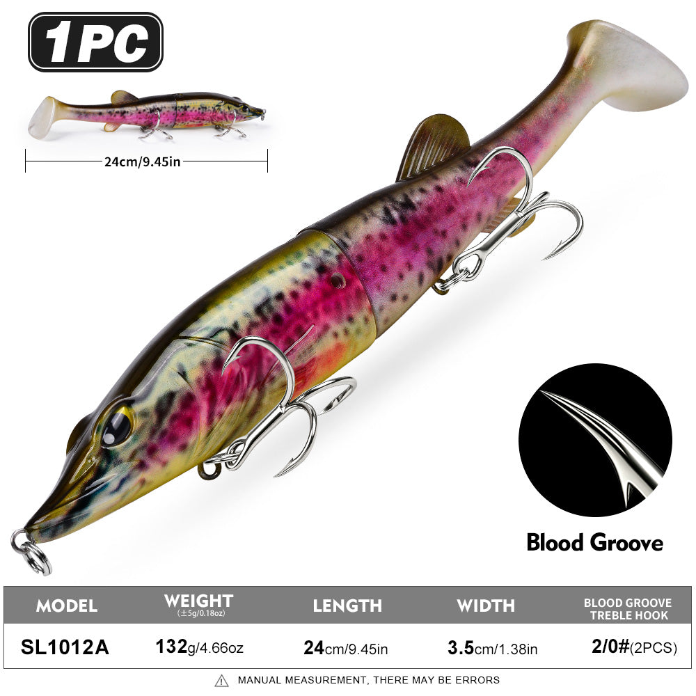 SUNLURE Multi-Jointed Pike Swimbait