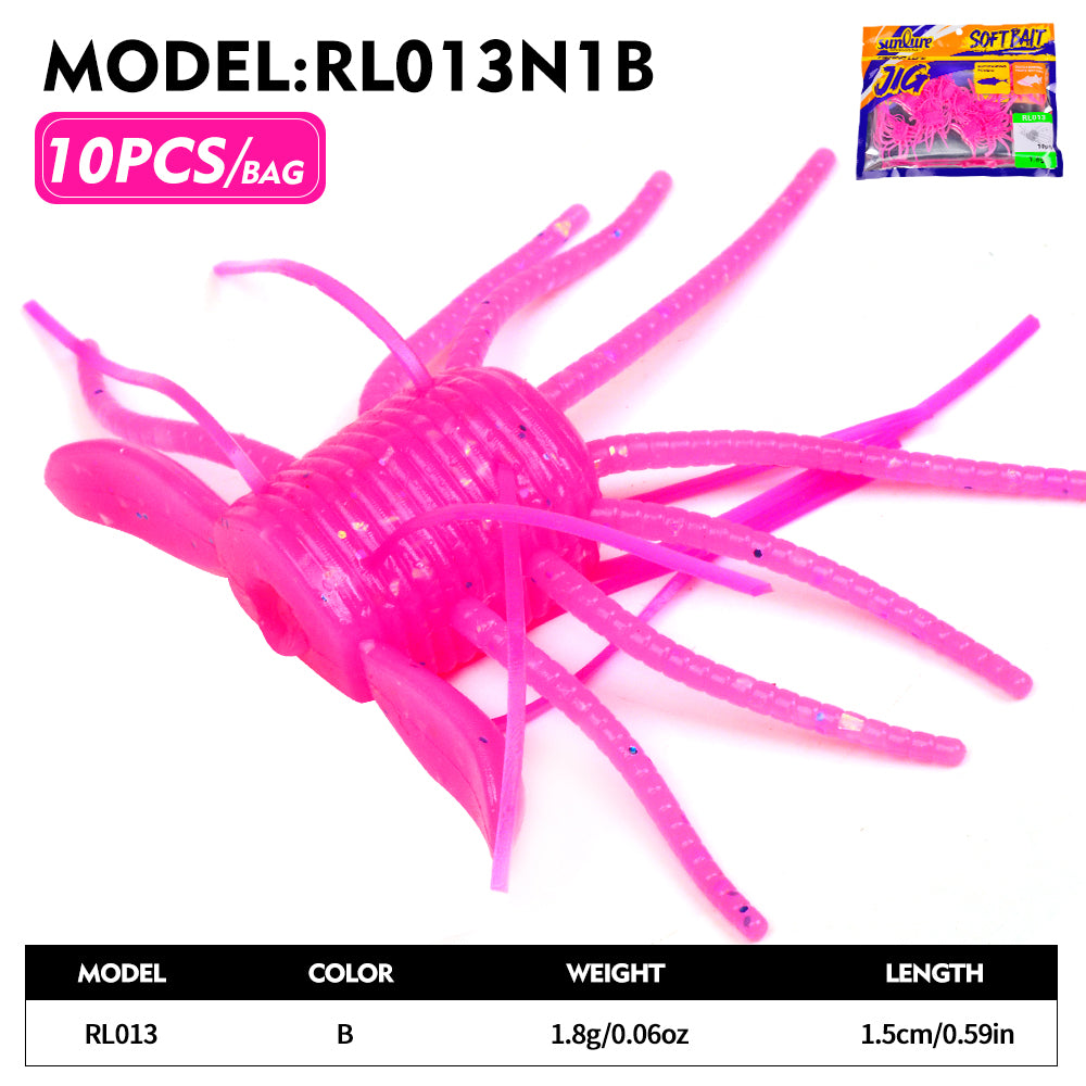 SUNLURE RL013 Small Creature Soft Bait 1.8g Color B