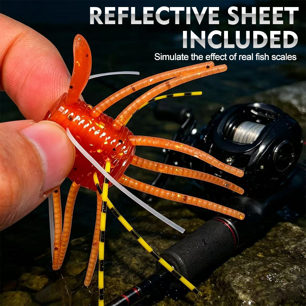 SUNLURE RL013 Soft Creature Bait Multi-Tentacle Design Detail
