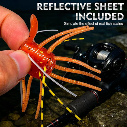 SUNLURE RL013 Soft Creature Bait Multi-Tentacle Design Detail