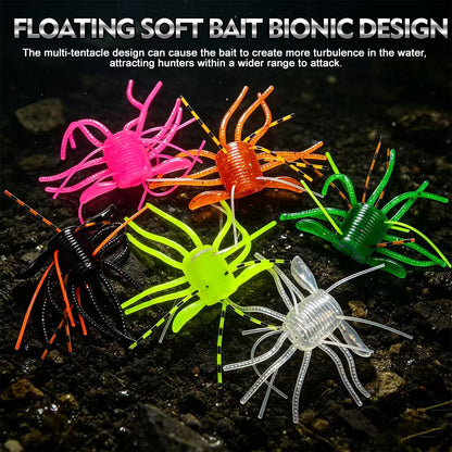 SUNLURE RL013 Soft Creature Bait Multi-Tentacle Design Detail