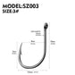 PROBEROS 500Pcs Carbon Steel Corrosion-resistant High Quality Barbed Fishhook Fishing Gear Single Hook Accessories Wholesale - Proberos