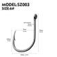 PROBEROS 500Pcs Carbon Steel Corrosion-resistant High Quality Barbed Fishhook Fishing Gear Single Hook Accessories Wholesale - Proberos