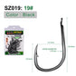 PROBEROS 500pcs Flat Hook Jigging Slow Jig iron plate Hook High Carbon Steel Saltwater Fishing Hook Fishhook - Proberos