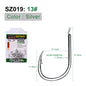 PROBEROS 500pcs  Flat Hook Jigging Slow Jig iron plate Hook High Carbon Steel Saltwater Fishing Hook Fishhook