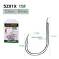 PROBEROS 500pcs  Flat Hook Jigging Slow Jig iron plate Hook High Carbon Steel Saltwater Fishing Hook Fishhook