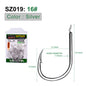 PROBEROS 500pcs  Flat Hook Jigging Slow Jig iron plate Hook High Carbon Steel Saltwater Fishing Hook Fishhook